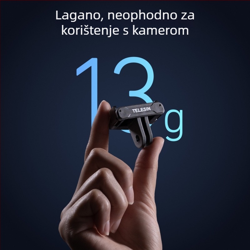 Telesin Osmo Nano brzo-otpuštajuća baza (osnovni model) – kompatibilna s DJI Osmo Nano; uključuje bazu i vijčice; tri garancije