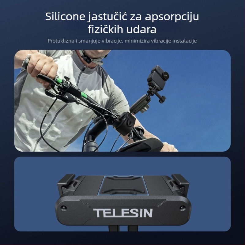 Telesin Osmo Nano brzo-otpuštajuća baza (osnovni model) – kompatibilna s DJI Osmo Nano; uključuje bazu i vijčice; tri garancije