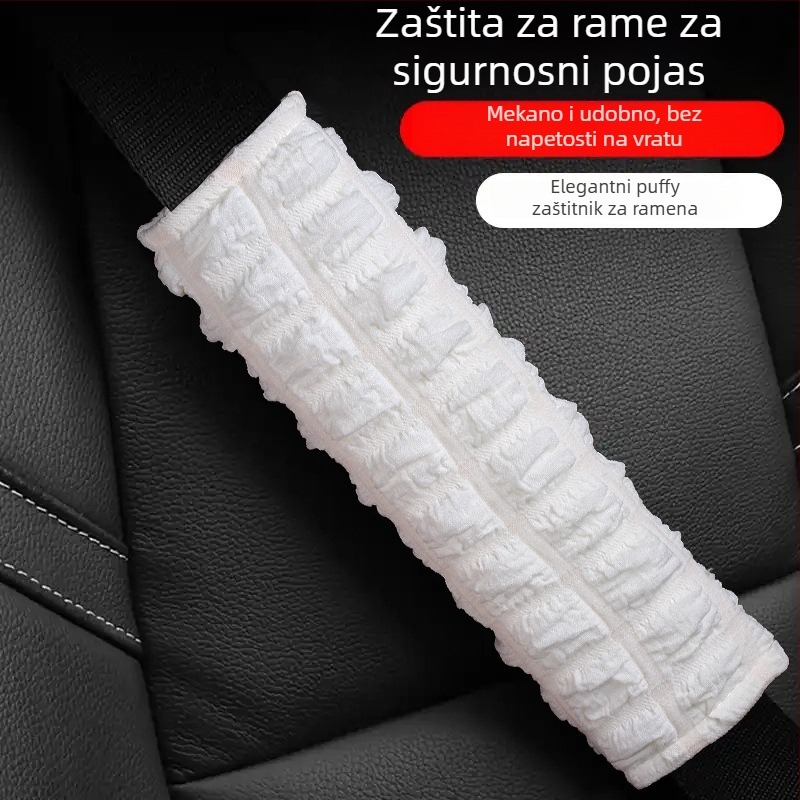 Jastučić za ramenski pojas automobila - pliš, dekorativan, nepersonaliziran (100 g, marka Beautiful night thoughts, šifra proizvoda HJD-C3-4-050)