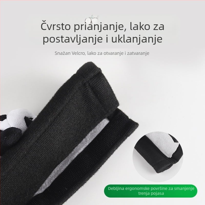 Podloške za sigurnosni pojas automobila – Panda dizajn, mekani, bakar s pozlatom, brend Mclaren