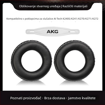 Navlaka za slušalice i spužvasti pokrov za AKG K240S, K241, K270, K271, K272 – Ear Clothing