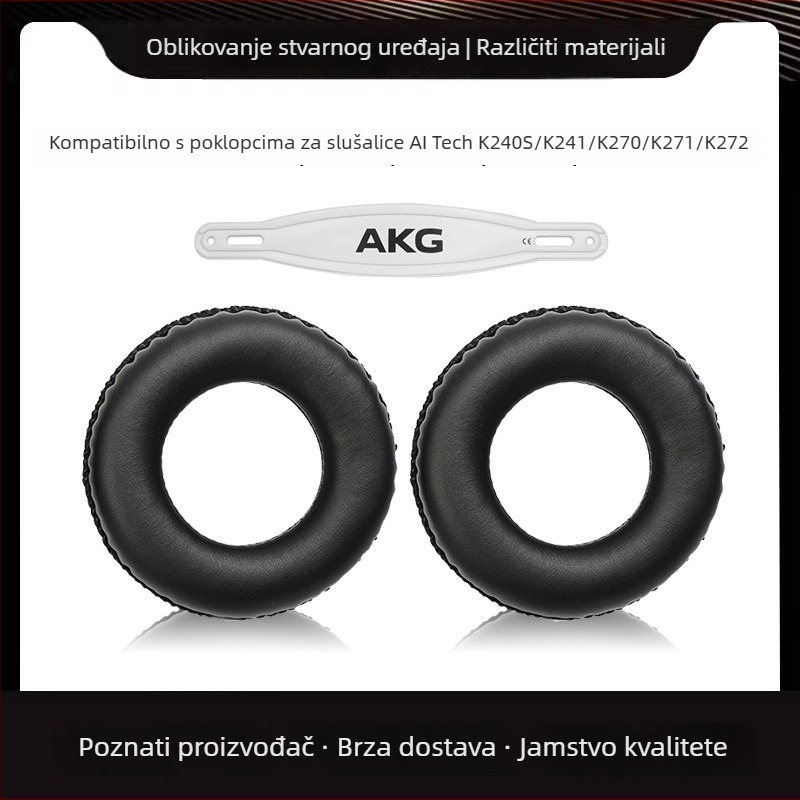Navlaka za slušalice i spužvasti pokrov za AKG K240S, K241, K270, K271, K272 – Ear Clothing