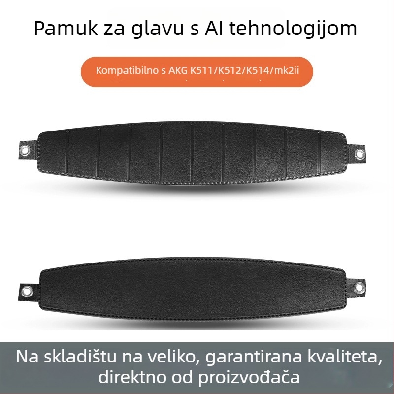 Jastučić za traku AKG K52/K72/K92/K511/K512/K514 – umjetna koža, mekan i udoban