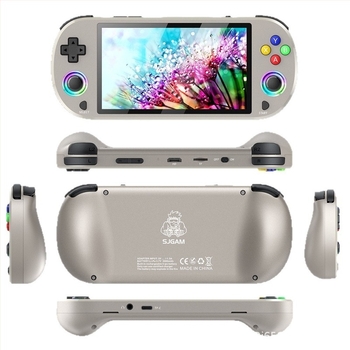 M22PRO Prijenosna igraća konzola - klasičan retro, bežični 4K kontroler, HD 5-inčni PSP uz dugin efekt svjetla