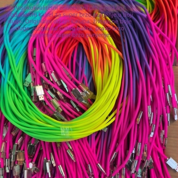 Visokokvalitetni 120W kabel za podatkovno brzo punjenje s cinkovim legurom i šarenim dizajnom, za Huawei i Android uređaje