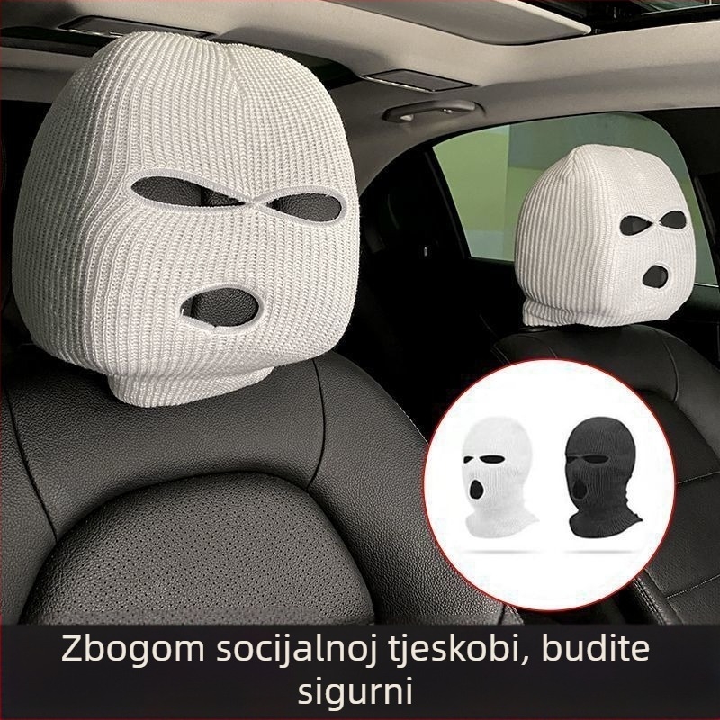 Navlaka za naslon autoske glave, crtani stil, sve sezone, opća kompatibilnost