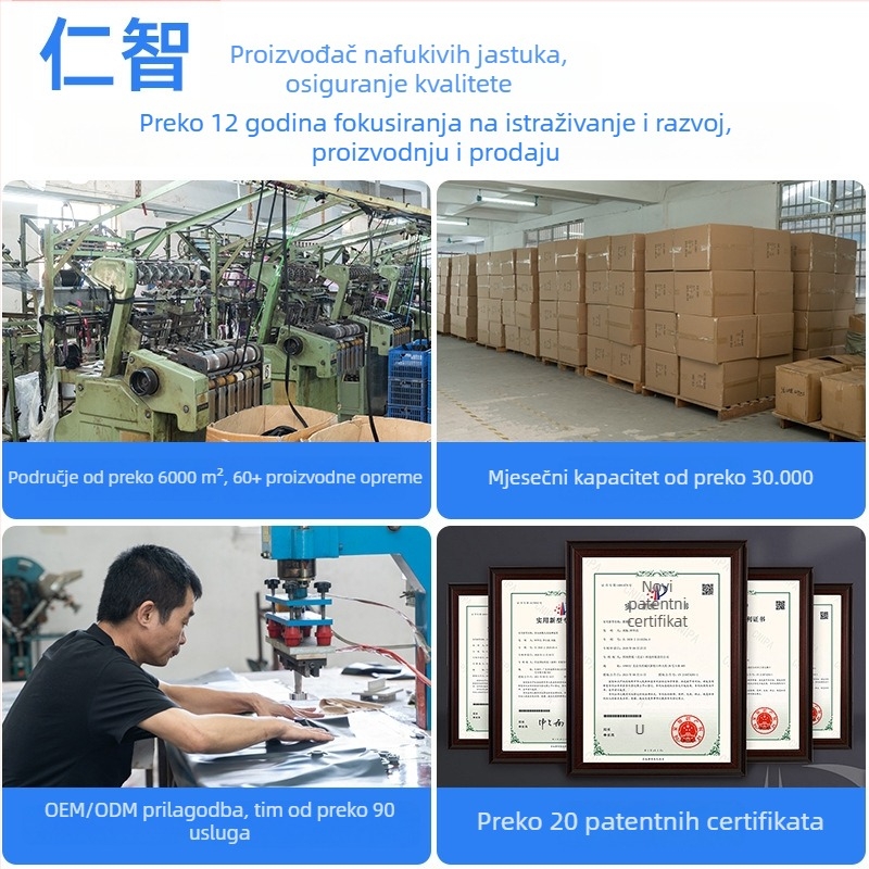 Ai reward me Jastuk za vrat s prilagođenim logom, napuhujući U-oblikovani - putni jastuk za odmor, napuhan zrakom, jezgro od kristalnog velura, težina ispod 0,5 kg