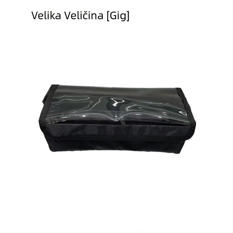 Sklopivi modularni kozmetički organizator s pregradama, odvojiv i prenosiv, PVC kućište i najlonska podstava.