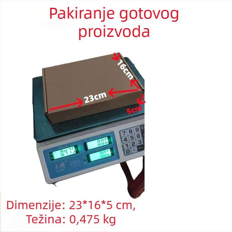 Hitbox-stil joystick, ultra-tanki arkadni kontroler s akrilnim kućištem, žično Type-C povezivanje, bez vibracija, podržava 2 igrača, kompatibilan s PC/Xbox/PS/Switch/Android