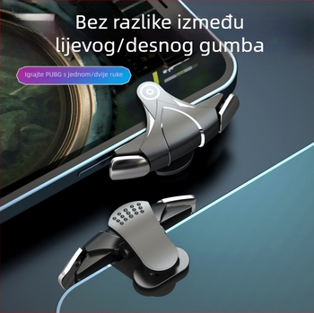 G12 bežični joystick za pametni telefon za PUBG s četveroprstnim upravljanjem i asistiranim pucanjem, ABS kućište