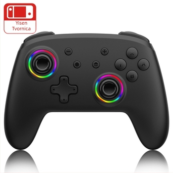 OEM prilagođeni uzorak dvostrani Hall-efekt joystick za Nintendo Switch — Bluetooth, USB-C, RGB rasvjeta, ABS kućište, tiskanje logotipa dostupno