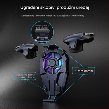 AK03 joystick za pametni telefon, žični PS/2 priključak, ABS + metal, 200 g, kompatibilan s iPhoneom i Androidom