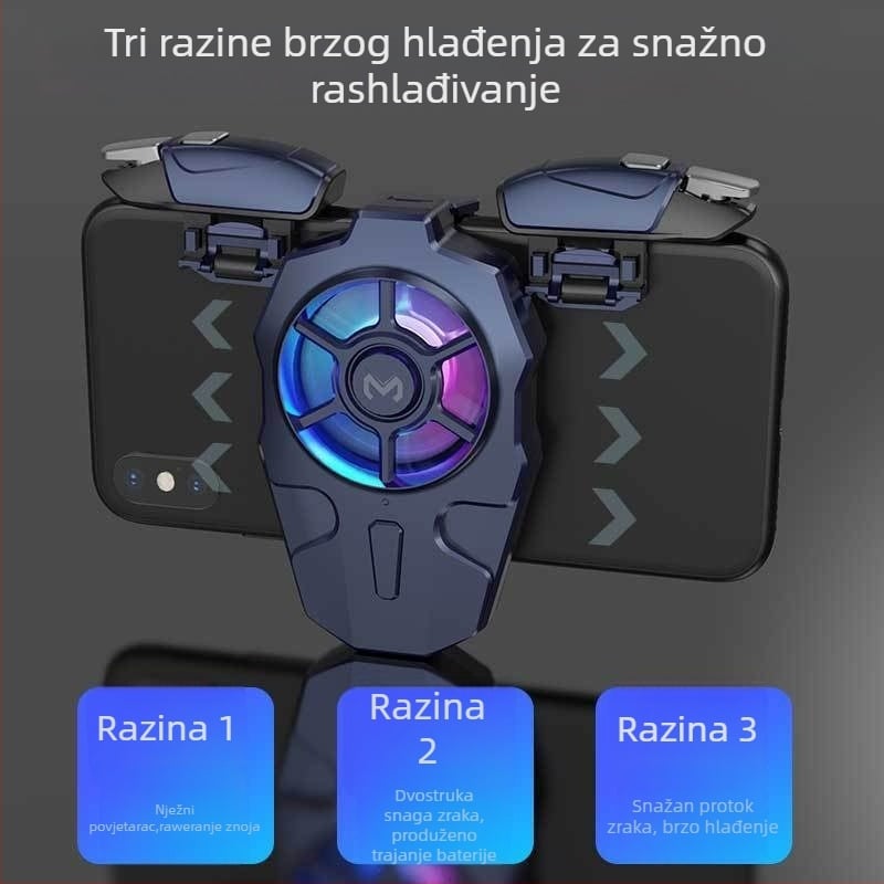 AK03 joystick za pametni telefon, žični PS/2 priključak, ABS + metal, 200 g, kompatibilan s iPhoneom i Androidom