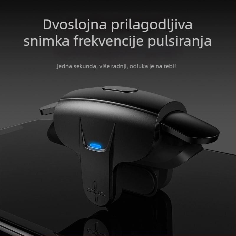 AK05 bežični USB gamepad za pametne telefone – ABS + metal, funkcija gađanja, kompatibilan s iOS i Android