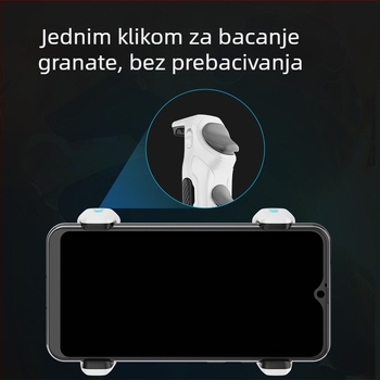 Kontroler za igrice Supreme et200 Bluetooth za Android telefone, Type-C, bez vibracija, ABS