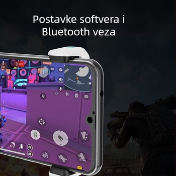 Kontroler za igrice Supreme et200 Bluetooth za Android telefone, Type-C, bez vibracija, ABS