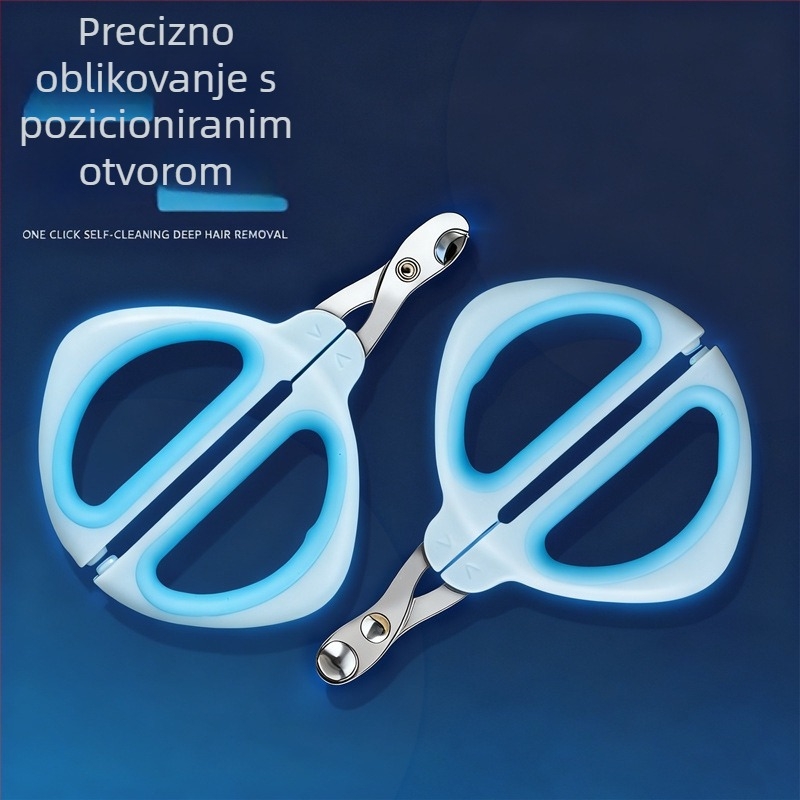 Klešta za nokte mačaka i psa s kružnim otvorom, za početnike; nije uvezeno; bez privatne marke