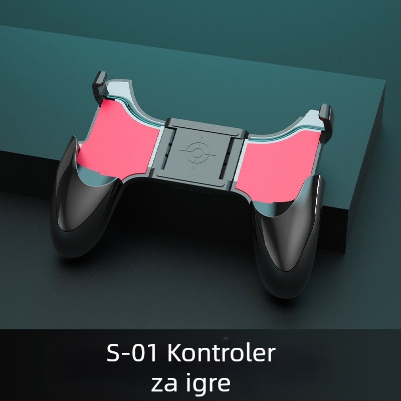 S-01 mobilni gamepad joystick – bežičan, ABS kućište, bez sučelja, kompatibilan s iPhone/Android 4,7–6,5 inča