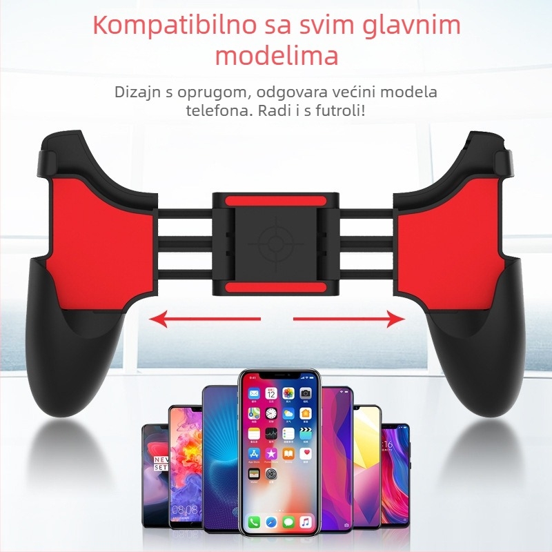 S-01 mobilni gamepad joystick – bežičan, ABS kućište, bez sučelja, kompatibilan s iPhone/Android 4,7–6,5 inča