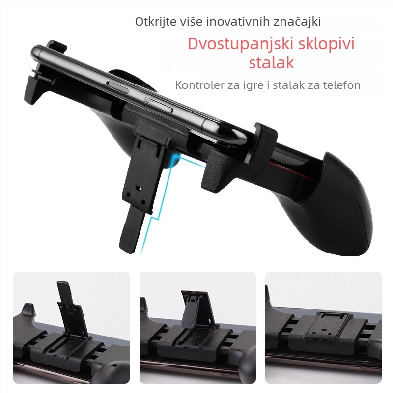 S-01 mobilni gamepad joystick – bežičan, ABS kućište, bez sučelja, kompatibilan s iPhone/Android 4,7–6,5 inča