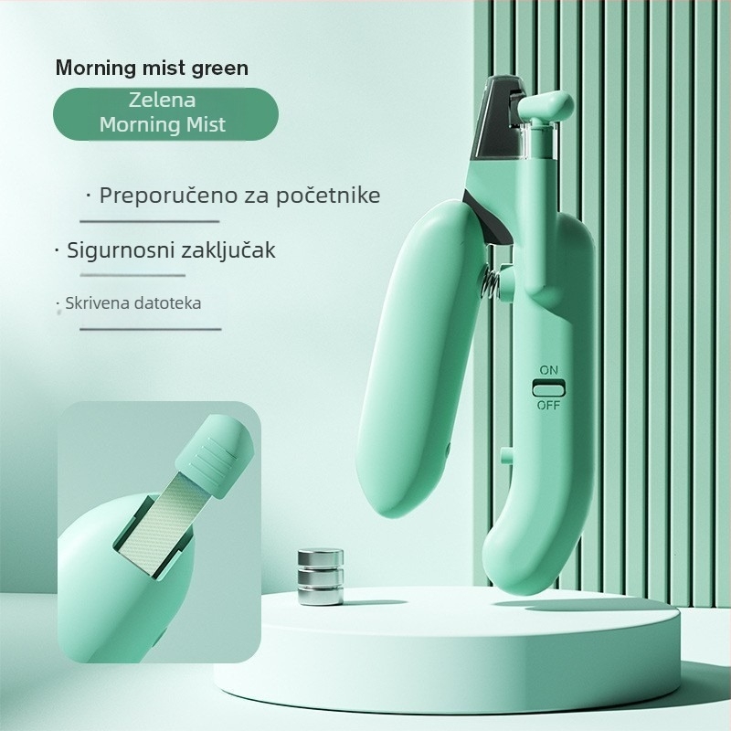 Kljesta za kandže kućnih ljubimaca i brusilica za kandže – dvostruka funkcija za podrezivanje i brušenje kandži mačaka i pasa svih veličina