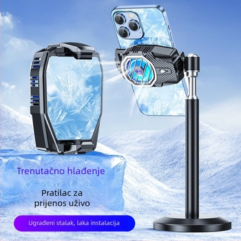 X91 hladnjak za mobitel s USB sučeljem, kućište od ABS-a i cinkove legure, 145 g, kompatibilan s iPhoneom i Androidom, odvodi toplinu