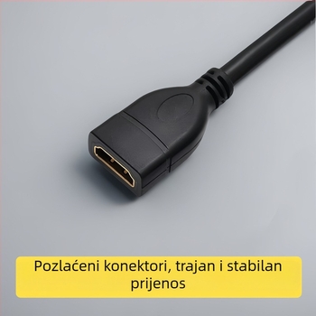 HDMI produžni kabel 1.4, muški–ženski, za računalo, TV i projektor, 1080p HD, pozlaćeni kontakti