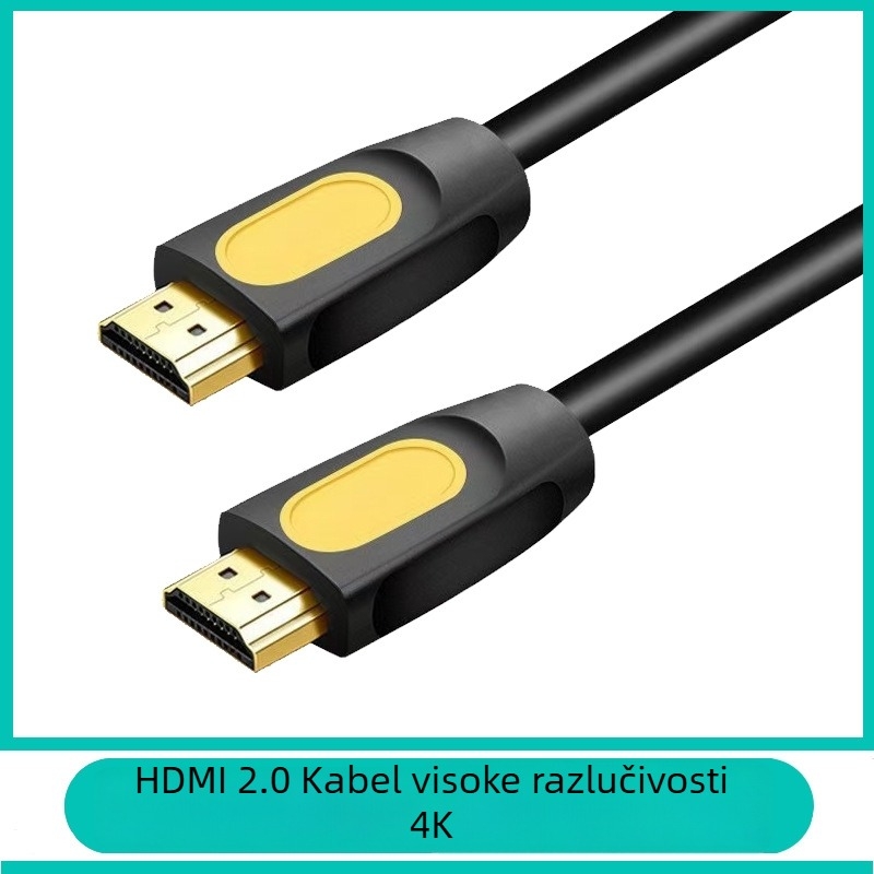 HDMI kabel 4K2.0, muški-muški, pozlaćeni vodovi od legiranog vodnika, za set-top box