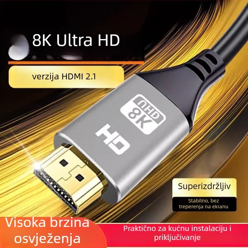 HDMI 2.1 produžni kabel za TV/monitor/projektor, 4K/8K, 240Hz