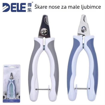 Dele kliješta za nokte za pse s pilnikom (Materijal: plastika + nehrđajući čelik; Marka: Dele; Namijenjeno: Pas)