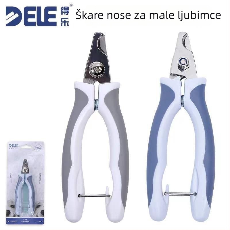 Dele kliješta za nokte za pse s pilnikom (Materijal: plastika + nehrđajući čelik; Marka: Dele; Namijenjeno: Pas)