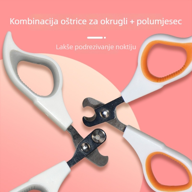 Klešta za nokte mačaka i psa, mala veličina, od nehrđajućeg čelika