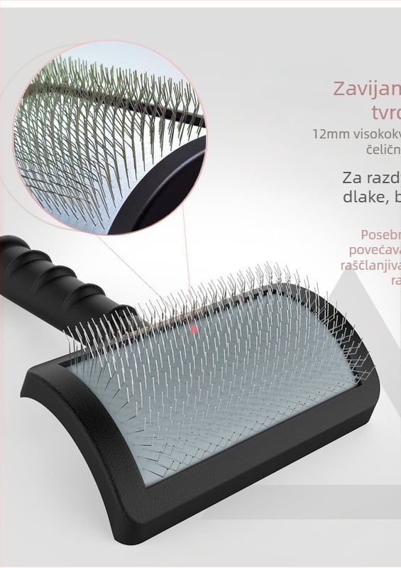 Ginpaz Plastični igličasti češalj za pse | za raščešljavanje | 72 kom. (Detangling)