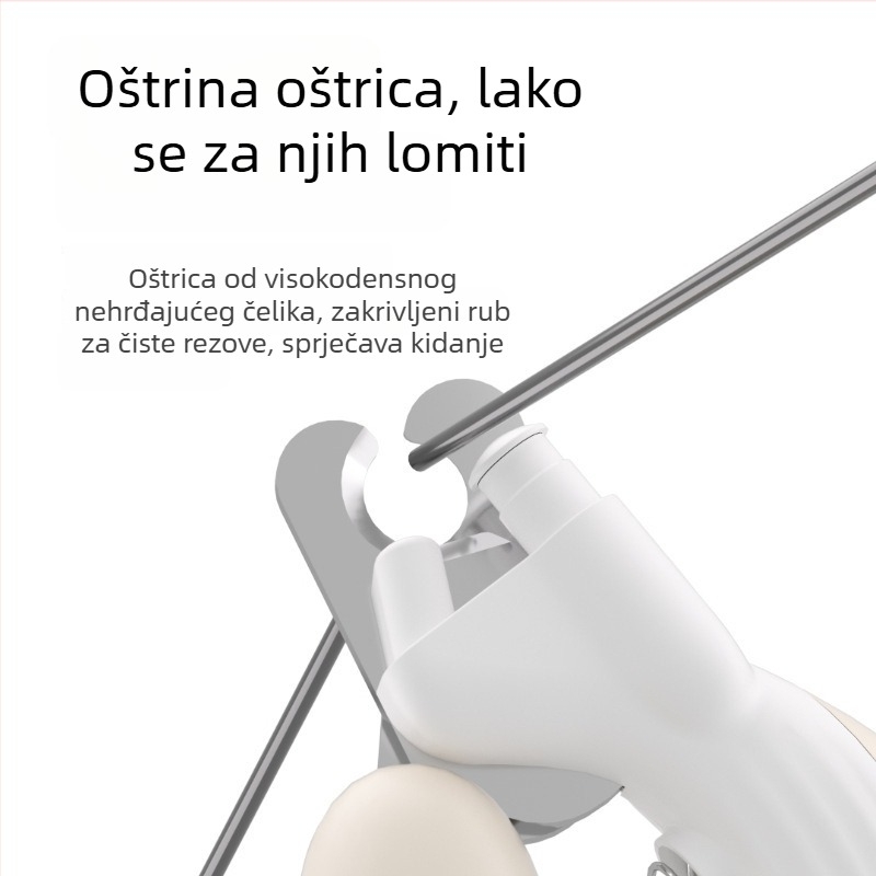 Klešta za nokte kućnih ljubimaca sa LED svjetlom – za mačke i pse, za početnike