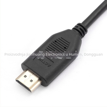 DP1.2 na HDMI 2.0 aktivni adapter kabel, 1.8 m, HDMI sučelje, bakreni vodič, PVC kućište