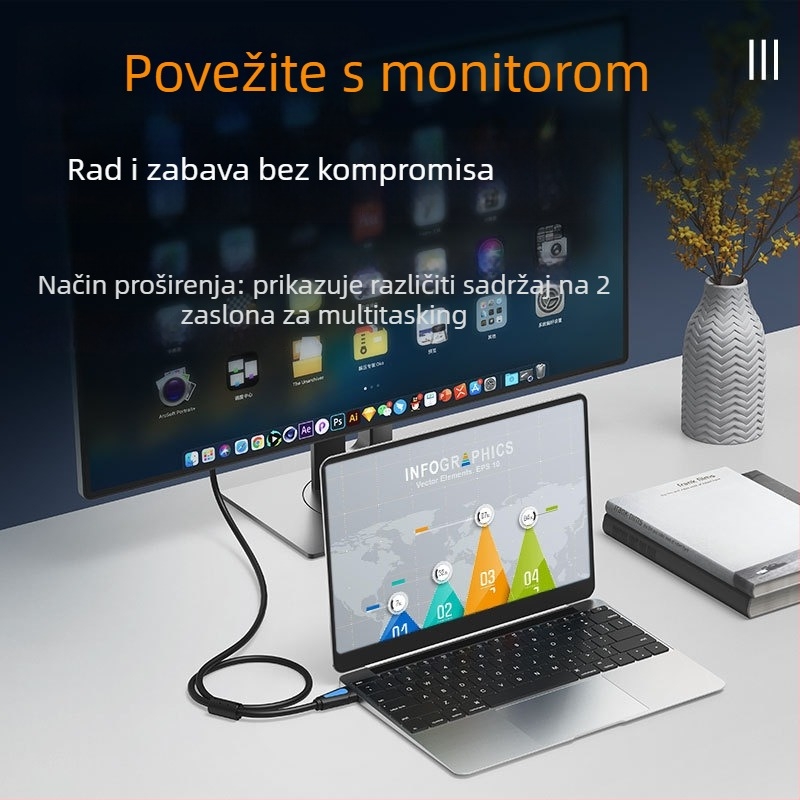 HDMI kabel 2.0, podrška 4K, bakreni vod, pozlaćeni konektori, duljina 0,5–20 m