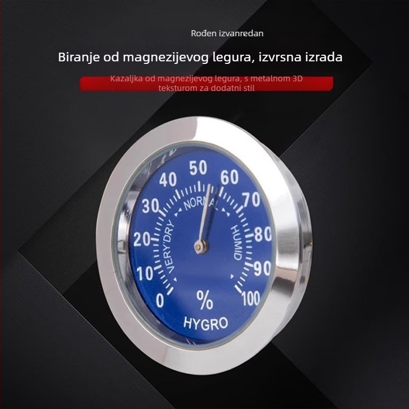 Digitalni mjerač temperature i vlage za unutarnji prostor vozila (Model TH30, Marka O'day, Tip: digitalni mjerač temperature i vlage)