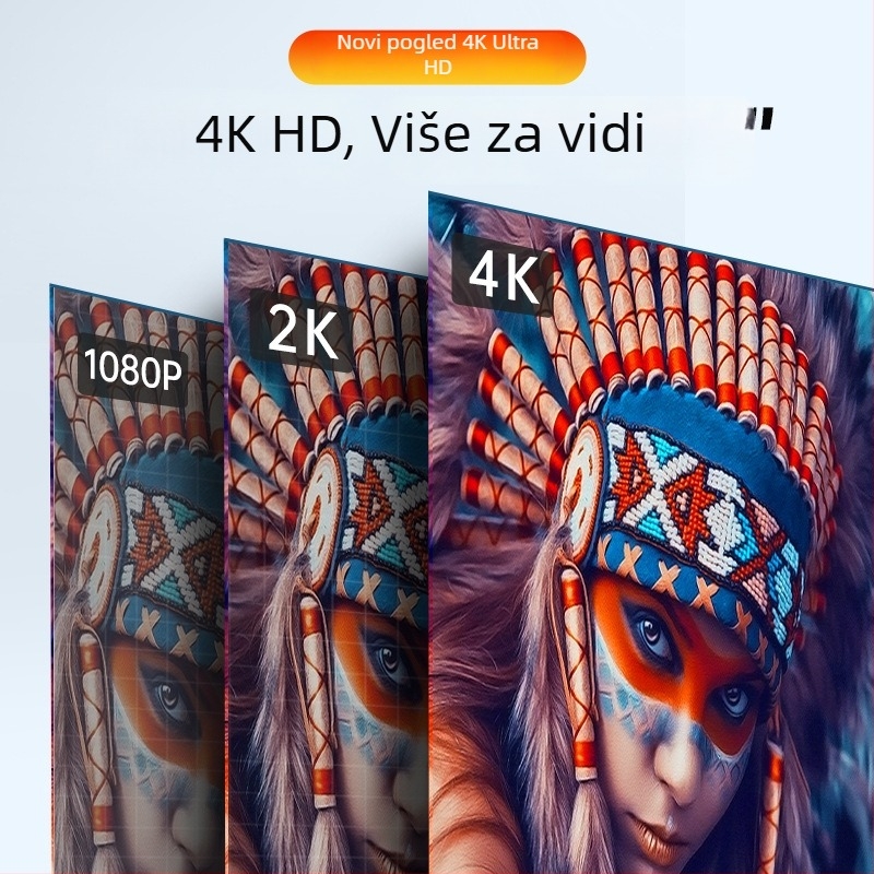HDMI kabel, ultra-tanki, HDMI 2.0, zlatni kontakti, 4K kompatibilan