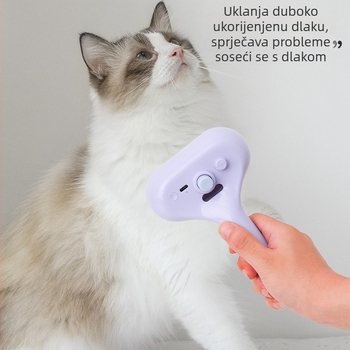 Četka za njegu pasa s masažom i češljem za uklanjanje dlaka – ABS, kutija od 60 komada