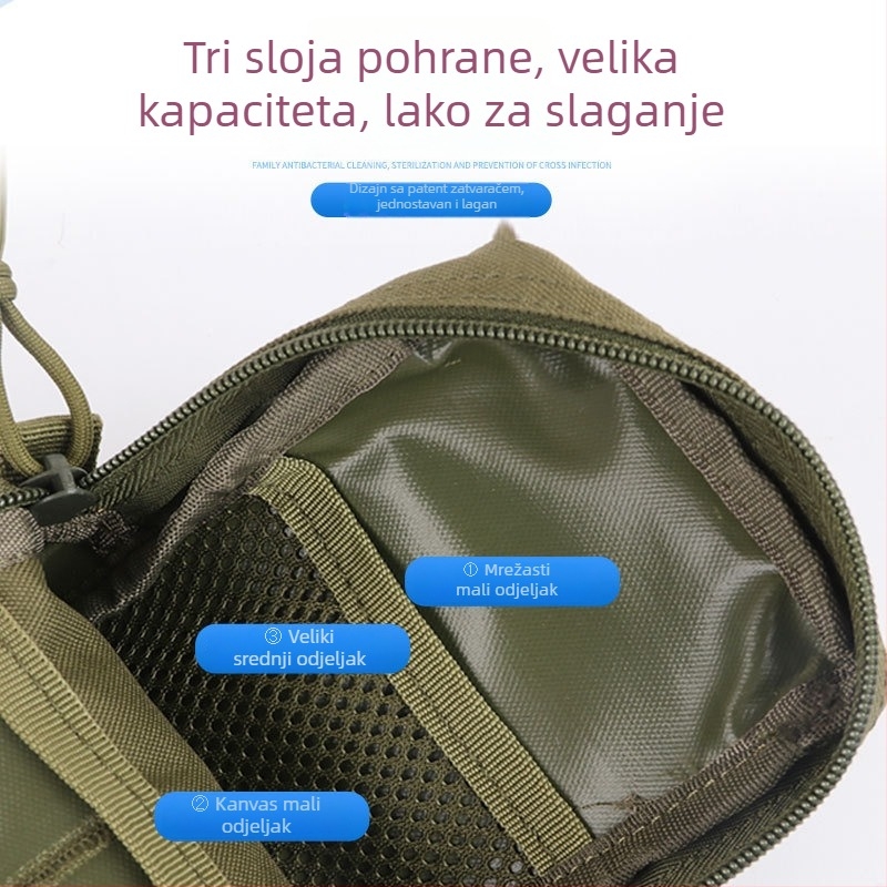 Prilagodljiva sportska torba oko struka za vanjske aktivnosti — Unisex, Kapacitet ispod 20L, Mogućnost tiskanja logotipa