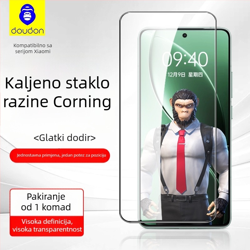 Zaštitno staklo od kaljenog stakla za Redmi pametne telefone — prednje zaštitno staklo, HD puni zaslon, otporno na pad, prašinu