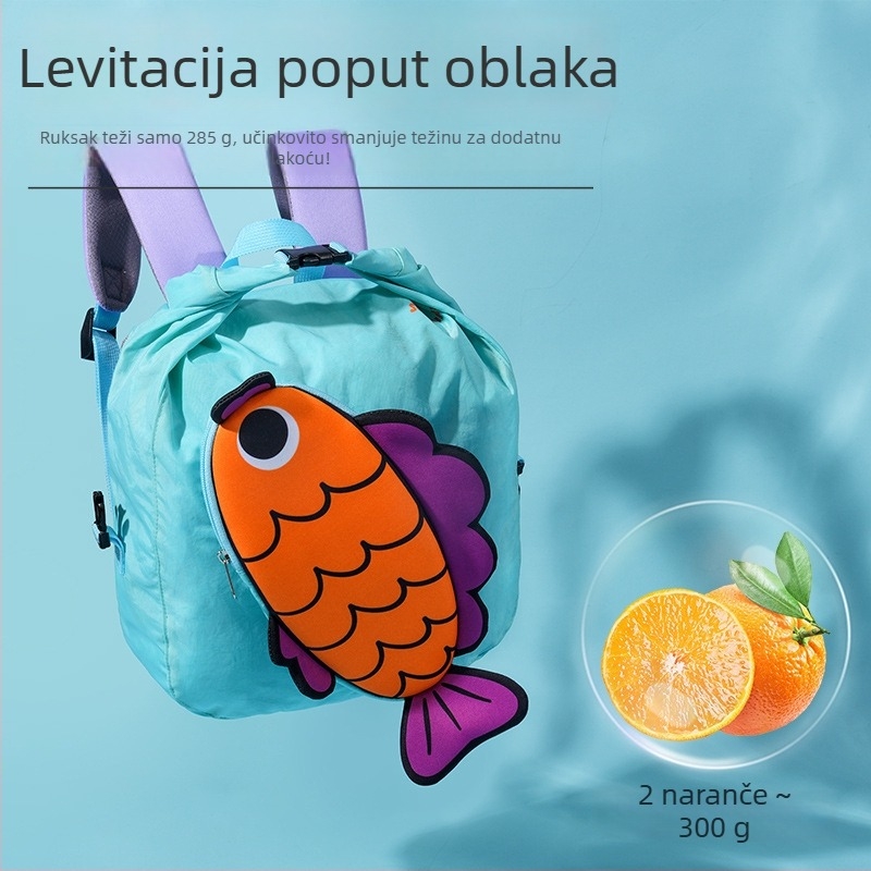 Dječji vodootporni ruksak od najlona s uzorkom životinja, unisex, marka Little insect home, za vanjske sportove