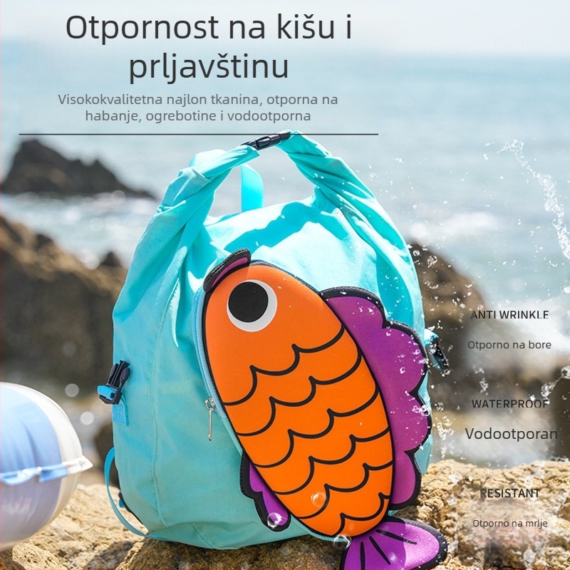 Dječji vodootporni ruksak od najlona s uzorkom životinja, unisex, marka Little insect home, za vanjske sportove