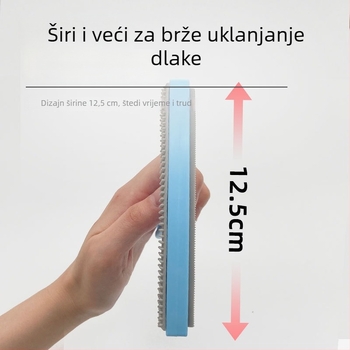 Zakrivljeni uklanjivač dlaka za kućne ljubimce, za tepihe, odjeću i kauč — TPR materijal
