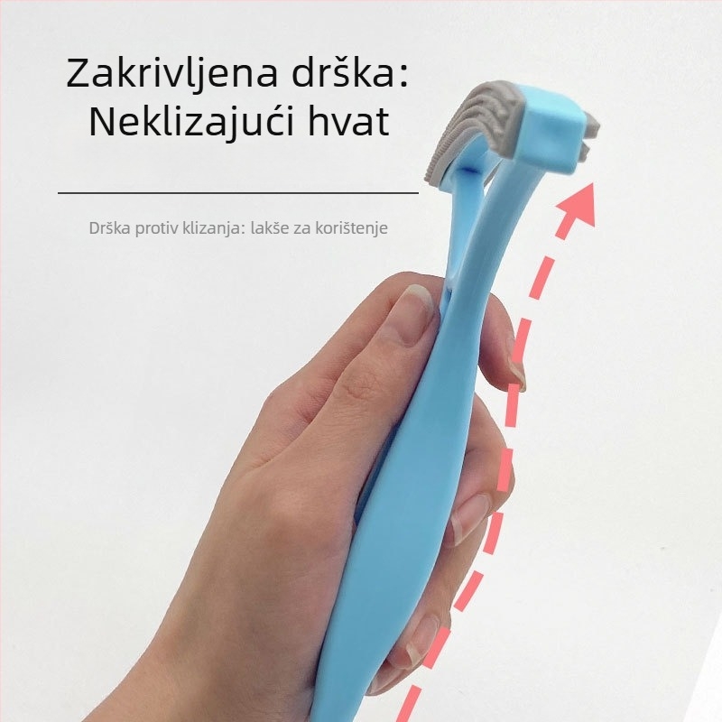 Zakrivljeni uklanjivač dlaka za kućne ljubimce, za tepihe, odjeću i kauč — TPR materijal