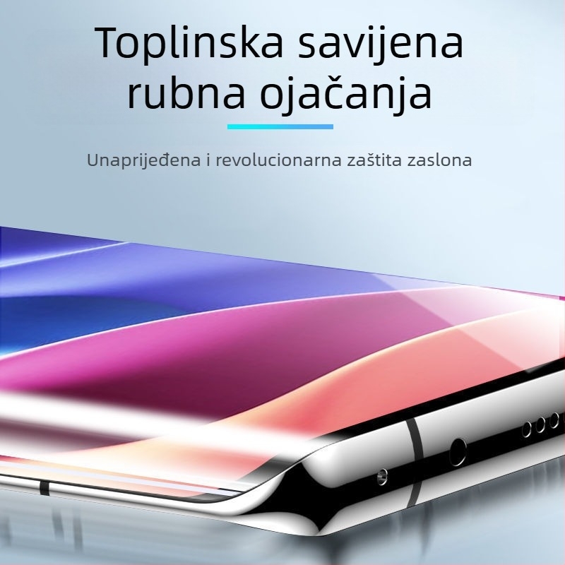Yinglirui hidrogel zaštitna folija za zaslon Redmi K60/K50/K40/K30 Pro+ – UV potpuno ljepilo, prednja zaštita zaslona, otisci prstiju otpornost, samoregenerirajuća