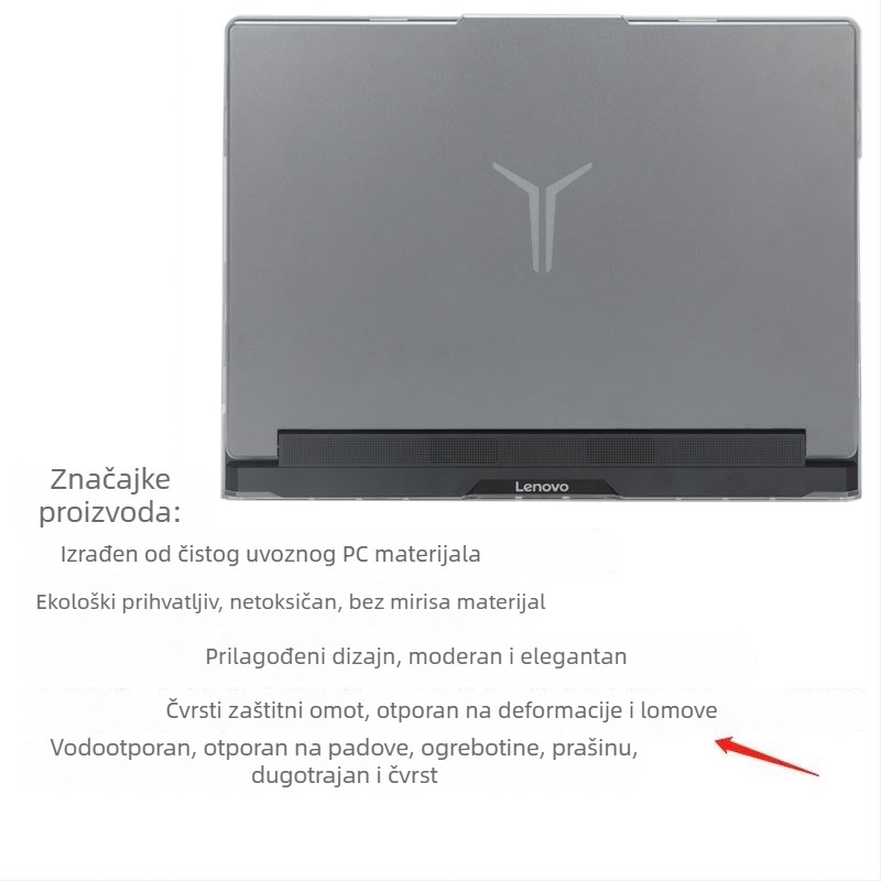 Zaštitna maska za notebook Lenovo Savior Y9000P/R9000P – PE materijal, injekcijsko oblikovanje, kućište tijela, model Y9000p/R9000p, kompatibilno s 2025 Lenovo Savior Y9000P/R9000P