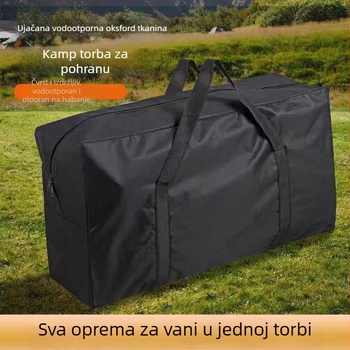 Torba za putovanje za pohranu, velika kapaciteta, vodootporna, debeljenja i otporna na habanje, 600D Oxford tkanina, za automobil, japanski stil