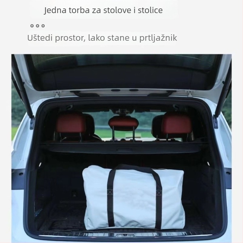 Torba za putovanje za pohranu, velika kapaciteta, vodootporna, debeljenja i otporna na habanje, 600D Oxford tkanina, za automobil, japanski stil