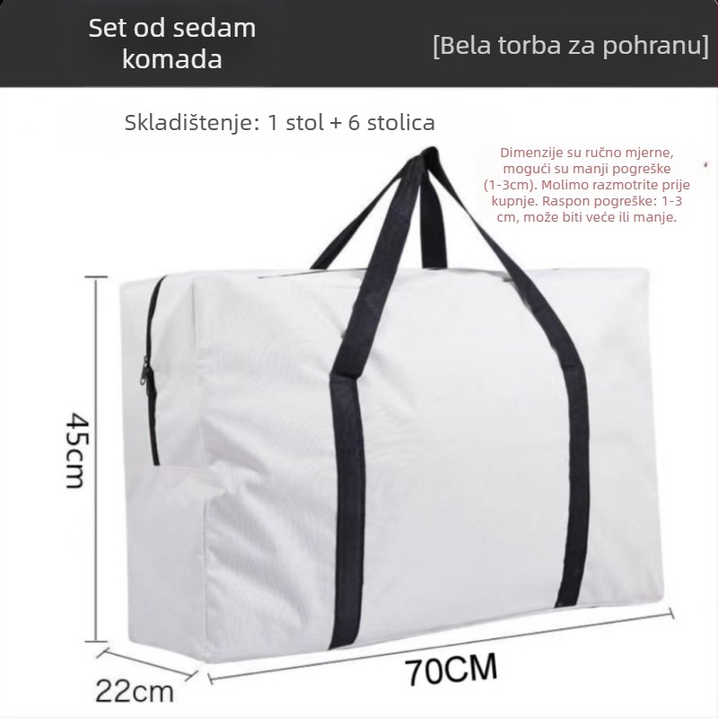 Torba za putovanje za pohranu, velika kapaciteta, vodootporna, debeljenja i otporna na habanje, 600D Oxford tkanina, za automobil, japanski stil